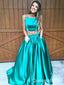 Two Pieces A-line Evening Gown Long Evening Party Prom Dresses ,WGP1250