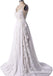 New Arrival Bohemian Spaghetti Straps Beach Wedding Dresses, WDS0036