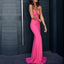 Simple Sweetheart Empire Waist Long Jersey Mermaid Prom Dresses, QB0789