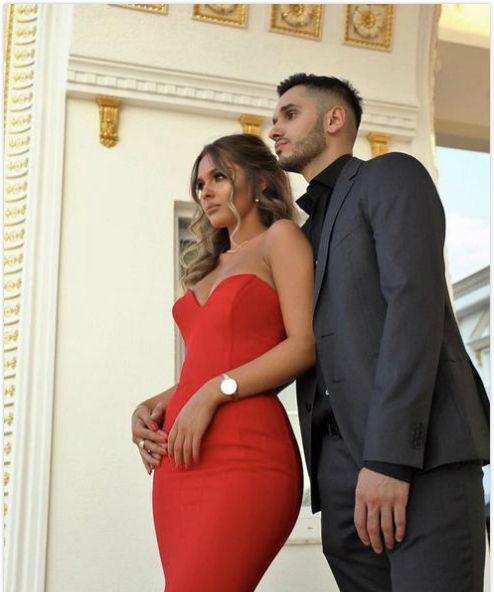 Simple Cheap Red Mermaid Long Evening Prom Dresses, QB0459