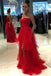 Sexy Red A-line Sweetheart Party Prom Dresses,Evening Dresses,WGP335
