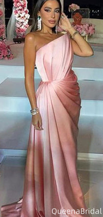 Elegant One-shoulder Mermaid Long Formal Gown to Impress,WGP2035