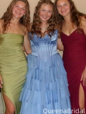 Gorgeous Strapless A-line Long Formal Gown to Impress,WGP2044