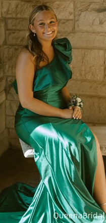 Elegant One-shoulder Mermaid Long Formal Gown to Impress,WGP2003