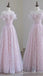 Stylish Strapless Shiny Pink A-line Beaded Long Party Dress Prom Dresses ,WGP1779