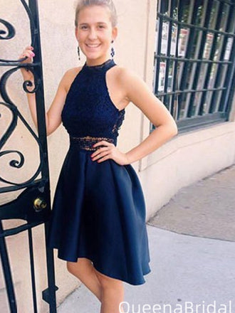 Gorgeous Halter A-line Short Mini Homecoming Dress,QB1008