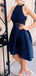 Gorgeous Halter A-line Short Mini Homecoming Dress,QB1008