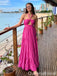 Hot Pink Halter A-line Prom Dresses to Impress ,WGP1311