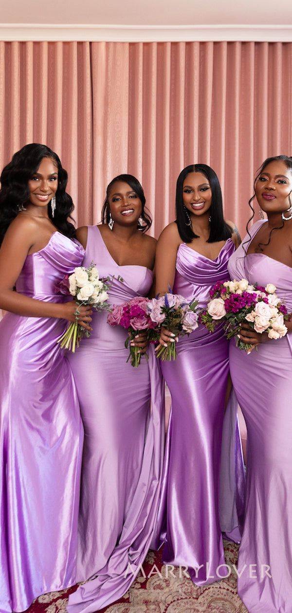 inexpensive purple bridesmaid dresses Violet Bridesmaid Dresses-Inexpensive Poly USA 9258 Corset Bone Stretc