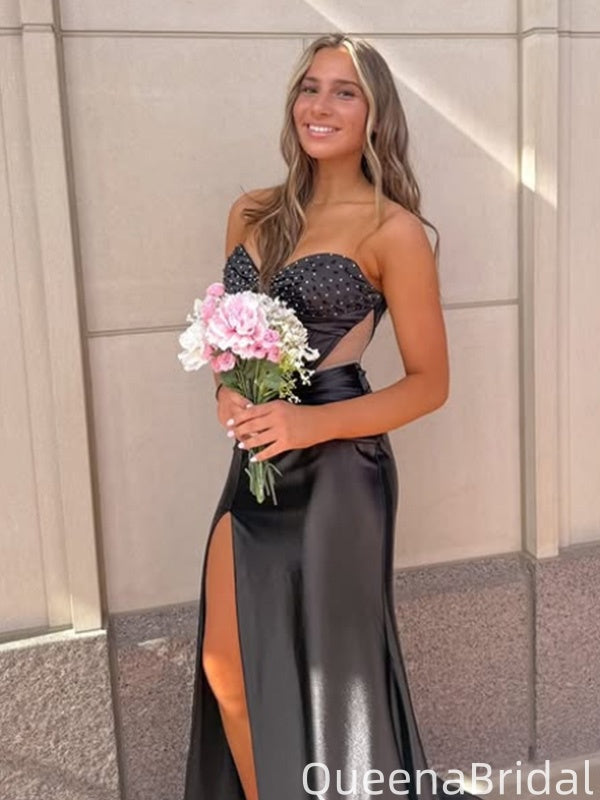 Sexy Sweetheart Strapless Mermaid Long Formal Gown to Impress,WGP2045