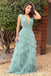 Green Strapless Plunging Tiered Fluffy A-line Prom Dresses to Impress ,WGP1313