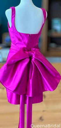 Elegant Spaghetti Strap Square Sheath Short Mini Homecoming Dress,QB1015