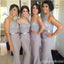 Mismatched Elegant Sleeveless Mermaid Long Bridesmaid Dresses , BDS0166