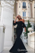 Enchanting Black Simple Mermaid Evening Gown Long Formal Dresses Prom Dresses ,WGP798