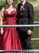 Elegant Spaghetti Strap V-neck A-line Long Formal Gown to Impress,WGP2046