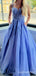 Elegant Tulle Lace Appliques A-line Evening Gown Long Prom Dresses ,WGP637