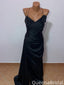 Elegant Spaghetti Strap V-neck Mermaid Long Prom Dress Ideas, Evening Party Dresses,WGP2096
