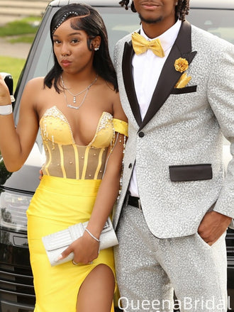 Elegant Strapless V-neck Mermaid Long Formal Gown to Impress,WGP2098