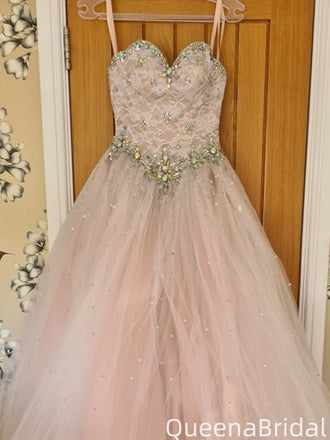 Elegant Spaghetti Strap Sweetheart A-line Long Formal Gown to Impress,WGP2100