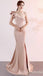 Gorgeous One Shoulder Mermaid Long Party Dress Prom Dresses ,WGP1806