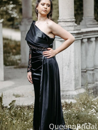 Gorgeous One-shoulder Mermaid Long Formal Gown to Impress,WGP2102