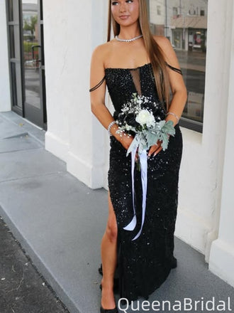 Elegant Off-shoulder Mermaid Long Formal Gown to Impress,WGP2104