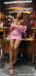 Elegant Off-shoulder Sheath Short Mini Homecoming Dress,QB1018