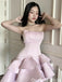 Elegant Strapless A-line Short Mini Homecoming Dress,QB1020