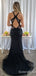 Sexy Black Sparkle Sheath Evening Gown Maxi Long Formal Dresses Prom Dresses,WGP918