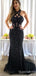 Sexy Black Sparkle Sheath Evening Gown Maxi Long Formal Dresses Prom Dresses,WGP918