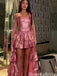 Gorgeous Strapless High-Low Short Mini Homecoming Dress,QB1025