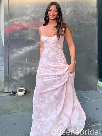 Gorgeous Spaghetti Strap A-line Long Formal Gown to Impress,WGP2108