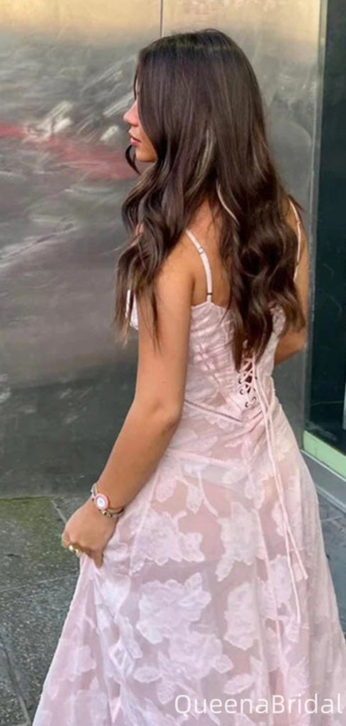 Gorgeous Spaghetti Strap A-line Long Formal Gown to Impress,WGP2108
