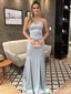 Gorgeous Spaghetti Straps Mermaid Long Party Dress Prom Dresses ,WGP1831