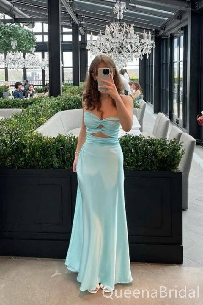 Gorgeous Spaghetti Straps Mermaid Long Party Dress Prom Dresses ,WGP1832