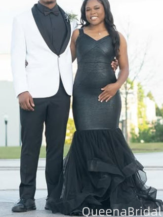 Formal Spaghetti Strap V-neck Mermaid Long Formal Gown to Impress,WGP2010