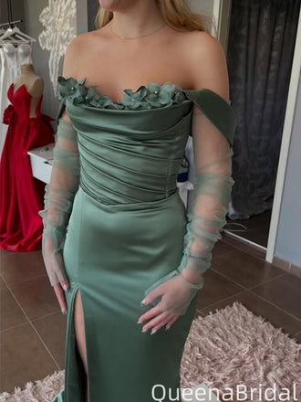 Gorgeous Strapless Off-shoulder Mermaid Long Formal Gown to Impress,WGP2120