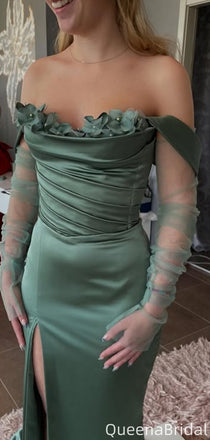 Gorgeous Strapless Off-shoulder Mermaid Long Formal Gown to Impress,WGP2120