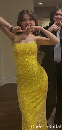 Elegant Spaghetti Strap Mermaid Long Formal Gown to Impress,WGP2052