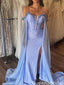 Gorgeous Spaghetti Strap Off-shoulder Mermaid Long Formal Gown to Impress,WGP2125