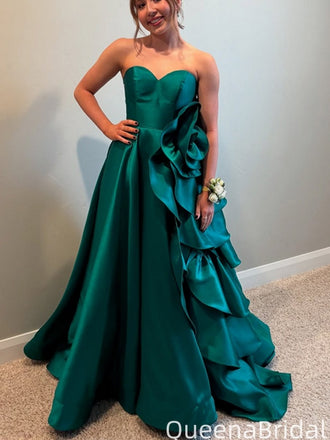 Gorgeous Strapless Sweetheart A-line Long Formal Gown to Impress,WGP2127