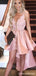 Gorgeous Spaghetti Strap V-neck A-line Short Mini Homecoming Dress,QB1043