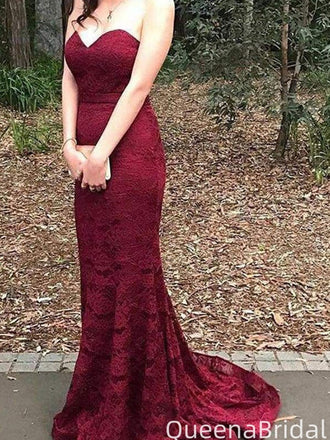 Gorgeous Sweetheart Strapless Mermaid Long Formal Gown to Impress,WGP2032