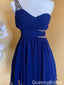 Gorgeous One-shoulder A-line Short Mini Homecoming Dress,QB1044
