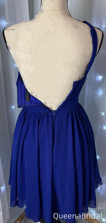 Gorgeous One-shoulder A-line Short Mini Homecoming Dress,QB1044