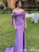 Elegant Sexy Off-the-shoulder Sweetheart Sheath Evening Gown Maxi Long Formal Dresses Prom Dresses with Side Slit,WGP866