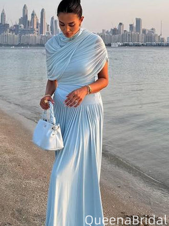 Gorgeous Blue Unique Mermaid Long Formal Gown to Impress,WGP2036