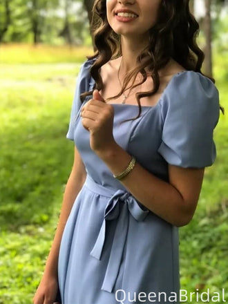 Casual Square A-line Long Prom Dress Ideas, Evening Party Dresses,WGP1995