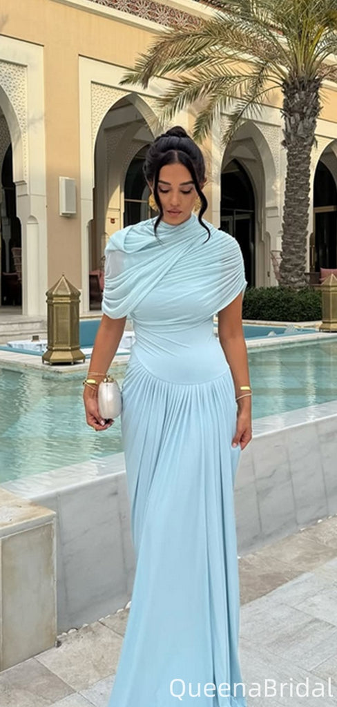 Gorgeous Blue Unique Mermaid Long Formal Gown to Impress,WGP2036