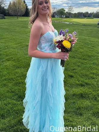 Elegant Strapless A-line Long Formal Gown to Impress,WGP2054